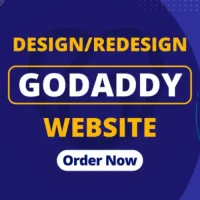 I will design or redesign godaddy website for you